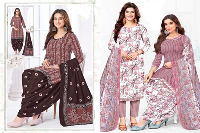 laxmi creation Crepe Printed Salwar Suit Material