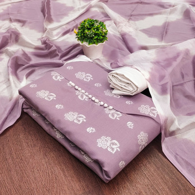 PANZORA Cotton Blend Printed Salwar Suit Material
