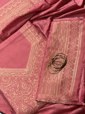 LOVE LONDON Cotton Blend Printed Salwar Suit Material