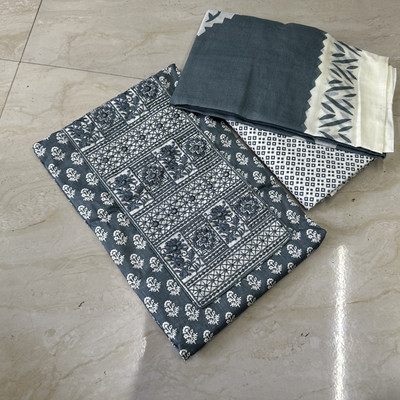 krishna boutique Pure Cotton Printed Salwar Suit Material