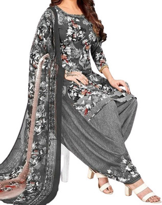 KurtiKo Crepe Printed Salwar Suit Material