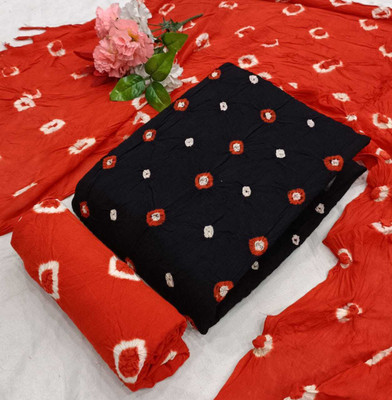 RAVI JANKI Viscose Rayon Dyed Salwar Suit Material