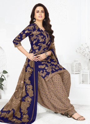 SHREE JEENMATA COLLECTION Pure Cotton Floral Print Salwar Suit Material