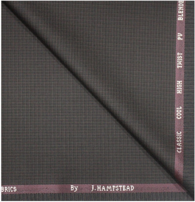 J Hampstead Viscose Rayon Checkered Trouser Fabric