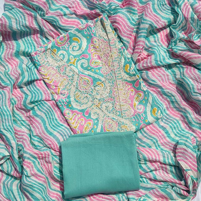 GC80 BY GAURI COLLECTION Pure Cotton Printed Salwar Suit Material