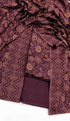 ACE COLLECTION Wool Printed Salwar Suit Material