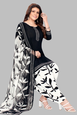 Rensil Crepe Printed Salwar Suit Material