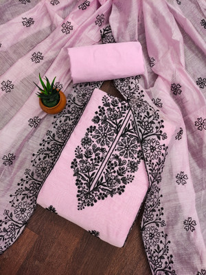 Nayanthara Trends Chanderi Embroidered Salwar Suit Material