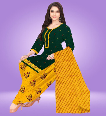 RIGDOM Crepe Printed Salwar Suit Material