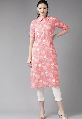 V21 Cotton Blend Printed Kurta Fabric