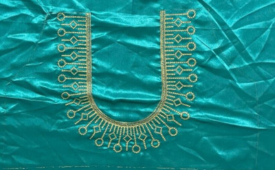Soundarya Silk Blend Embroidered, Self Design Blouse Material