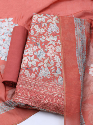 Meena Bazaar Muslin Printed Salwar Suit Material