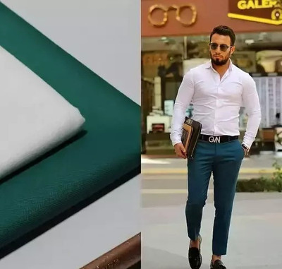 tmcretion Polyester Solid Shirt & Trouser Fabric