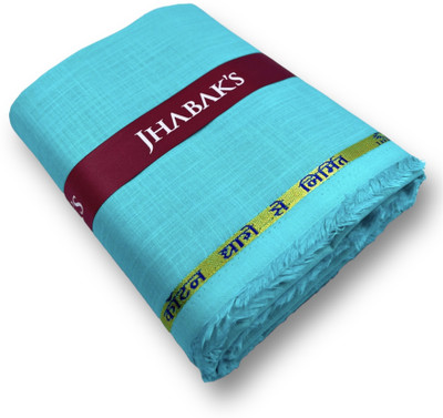 JHABAK'S Pure Cotton Solid Shirt Fabric