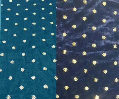 Seg Velvet Embroidered Blouse Material