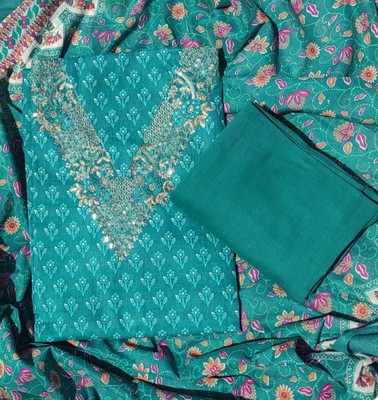GC80 BY GAURI COLLECTION Cotton Blend Printed Salwar Suit Material