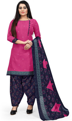 Rajnandini Cotton Blend Printed Salwar Suit Material