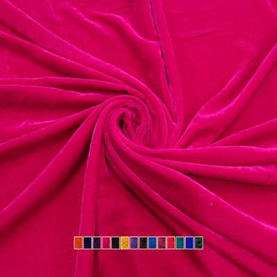 FabricMart Velvet Solid Multi-purpose Fabric