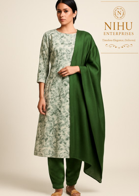NIHU ENTERPRISE Cotton Silk Printed Salwar Suit Material