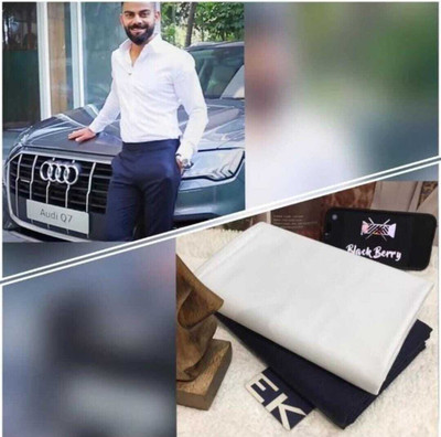 Jai Khodiyar Fashion Polycotton Solid Shirt & Trouser Fabric