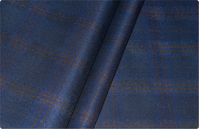 Arvind Viscose Rayon Checkered Trouser Fabric