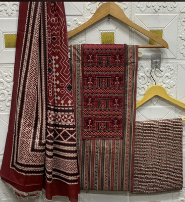 krishna boutique Pure Cotton Printed Salwar Suit Material