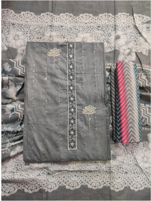 ANSH Pure Cotton Floral Print Salwar Suit Material