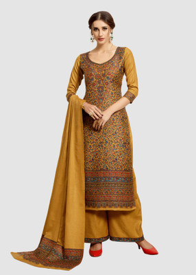 HouseOfCommon Wool Self Design Kurta & Palazzo Material