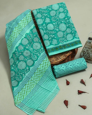 NISHIRE Pure Cotton Printed Salwar Suit Material