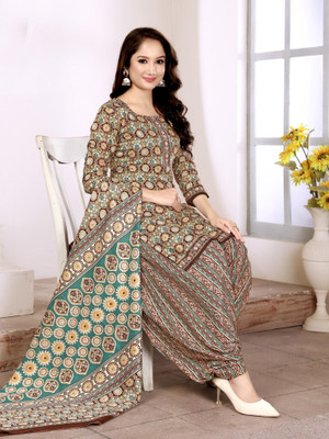 Vijay Deep Silk Mill Art Silk Printed Salwar Suit Material