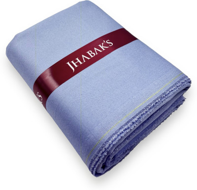 JHABAK'S Lycra Blend Solid Trouser Fabric