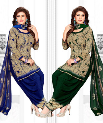 Caoimhe Crepe Printed Salwar Suit Material