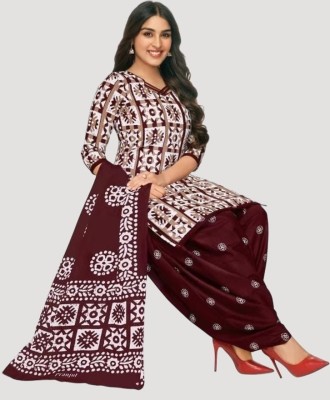 HouseOfCommon Crepe Printed Salwar Suit Material