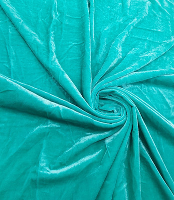 ALINA MODA Velvet Solid Multipurpose Running Fabric