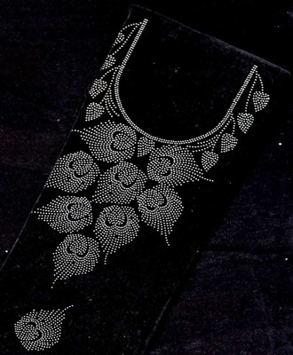 ALMA COLLECTION Velvet Embroidered Salwar Suit Material