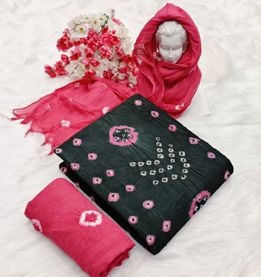 WILLMAKE Cotton Blend Printed Salwar Suit Material