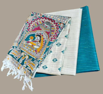 Manikant Handloom Cotton Silk Printed Salwar Suit Material