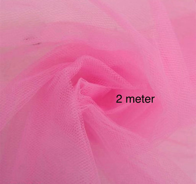 Orientxone Net/Lace Solid Multipurpose Running Fabric
