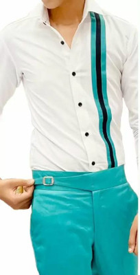 nilkanth creation Polycotton Striped Shirt & Trouser Fabric