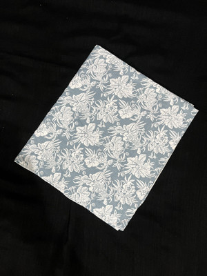 UNSTITCHEDCOLLECTION Cotton Blend Printed Kurta & Palazzo Material