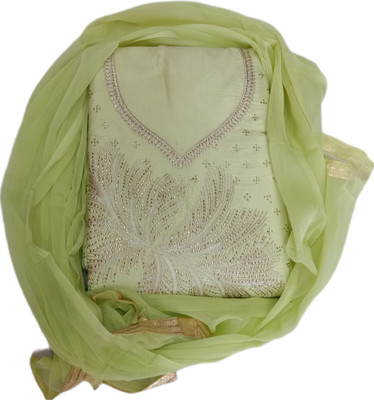 HouseOfCommon Silk Blend Embroidered Multi-purpose Fabric
