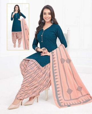 ANIRAV Crepe Printed Salwar Suit Material