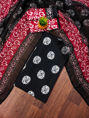 ANAND Crepe Printed Salwar Suit Material