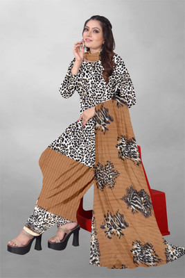 TATMIN Crepe Printed Salwar Suit Material