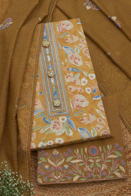 soch Cotton Blend Floral Print Salwar Suit Material