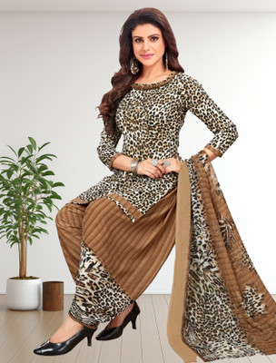 WONAYA Crepe Printed Salwar Suit Material