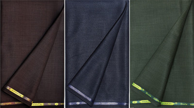 KUNDAN SULZ GWALIOR Viscose Rayon Self Design Trouser Fabric