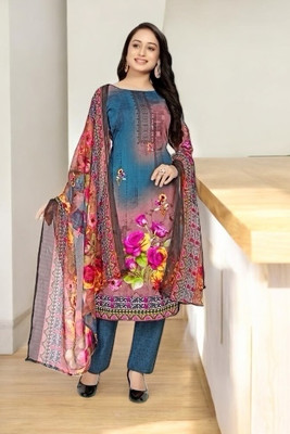 Dariya Fashion Crepe Printed Salwar Suit Material
