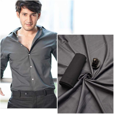 khodiyarfshion Polycotton Solid Shirt & Trouser Fabric