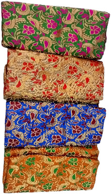 Cotton colors Cotton Blend Self Design Blouse Material